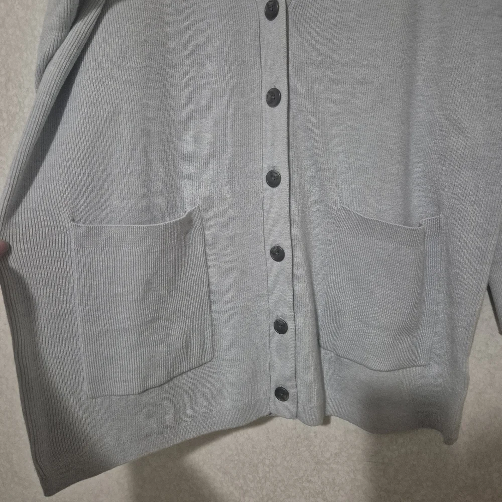 J. Crew Light Gray Women's Cardigan Sweater...Size:XXL